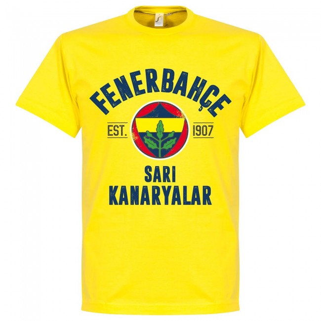 Fenerbache Established T-Shirt - Lemon Yellow
