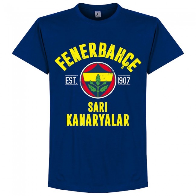 Fenerbache Established T-Shirt - Ultramarine - Terrace Gear