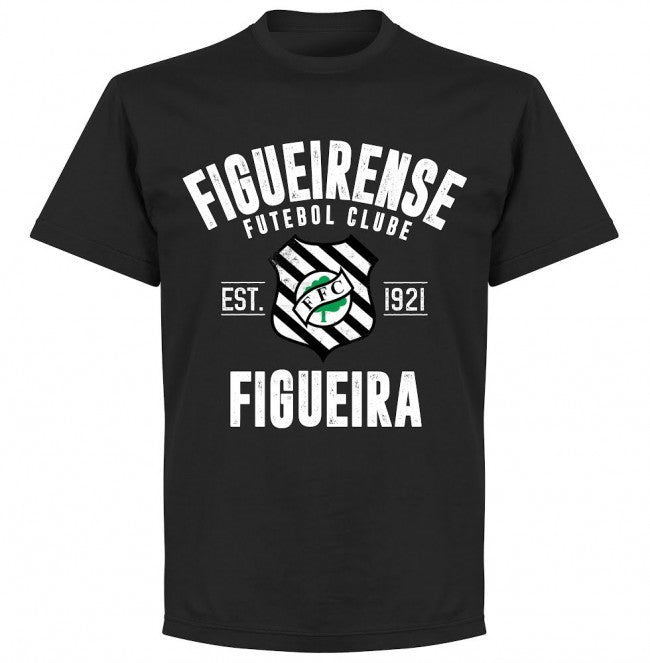 Figueirense Established T-Shirt - Black - Terrace Gear