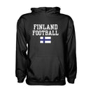 Finland Football Hoodie - Black