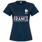 France Team Womens T-Shirt - Navy