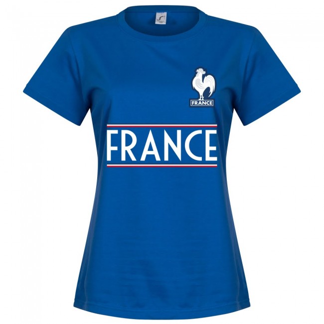 France Team Womens T-Shirt - Royal