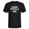 Gabon Football T-Shirt - Black