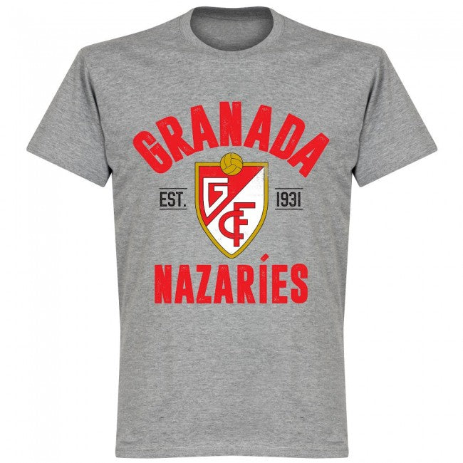 Granada Established T-Shirt - Grey - Terrace Gear