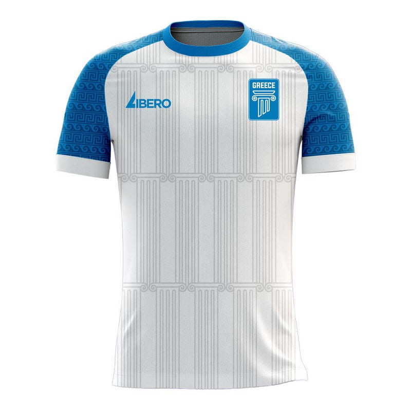 Greece 2020-2021 Home Concept Football Kit (Libero) - Adult Long Sleeve