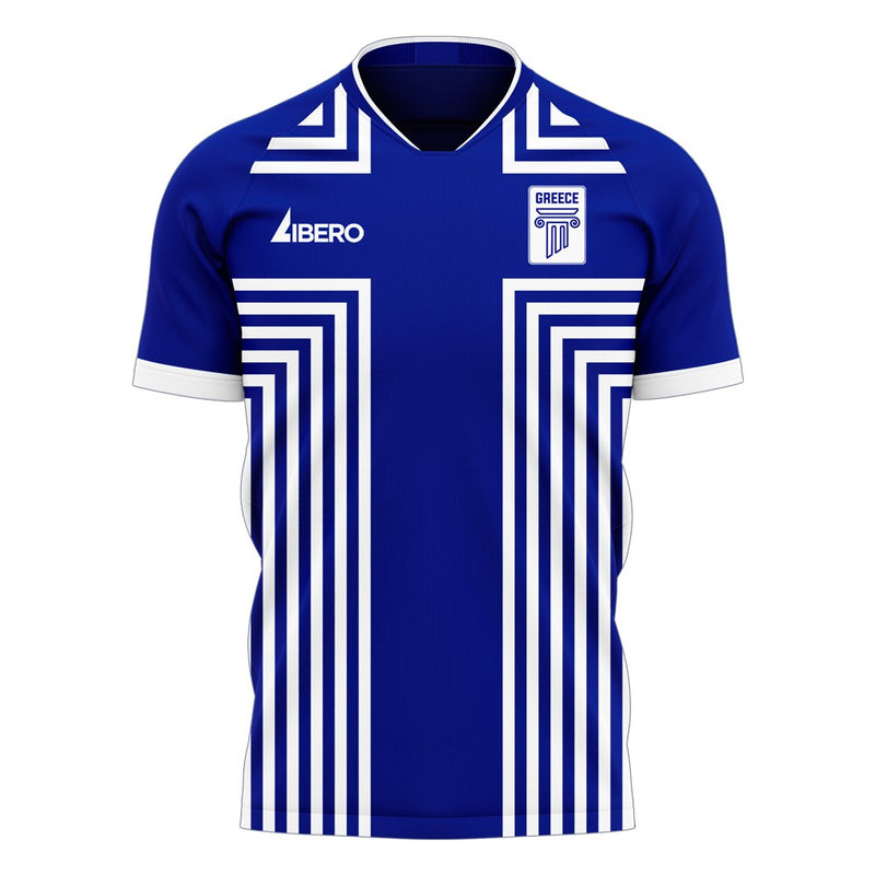 Greece 2020-2021 Away Concept Football Kit (Libero) - Terrace Gear