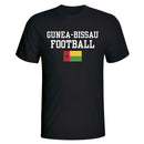 Gunea Bissau Football T-Shirt - Black