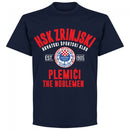 HSK Zrinjski Established T-shirt - Navy - Terrace Gear