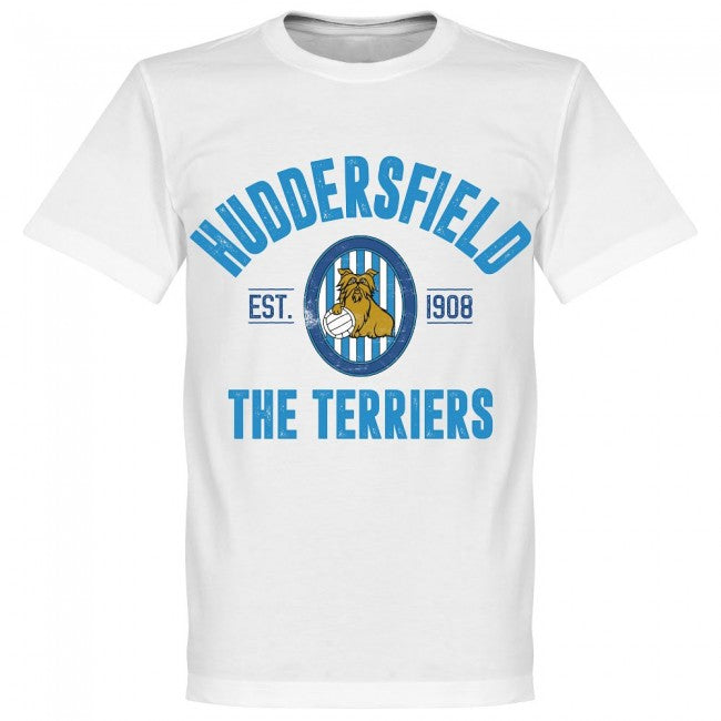 Huddersfield Established T-Shirt - White - Terrace Gear