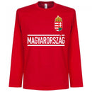 Hungary Team L/S T-Shirt - Red