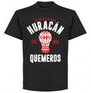 Huracan Established T-Shirt - Black - Terrace Gear