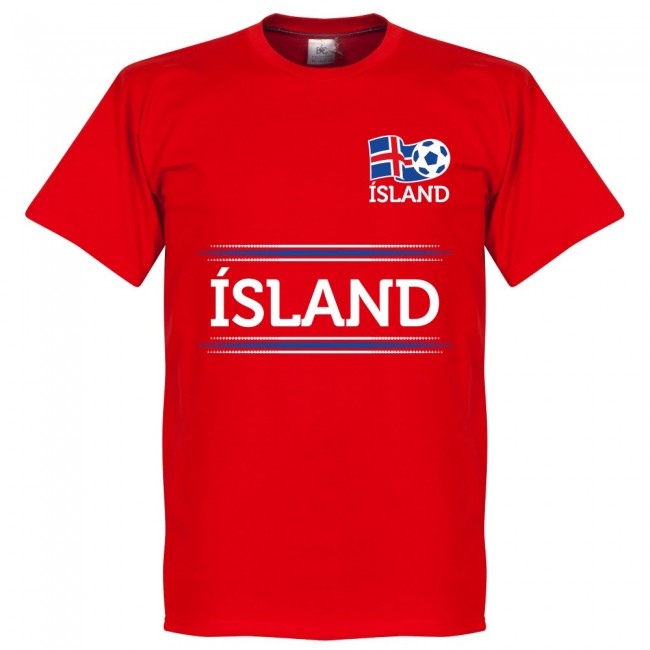 Iceland Team T-Shirt - Red