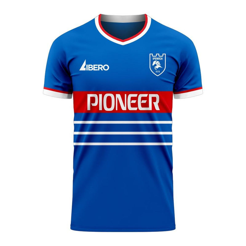 Ipswich 2020-2021 Home Concept Football Kit (Libero) - Adult Long Sleeve
