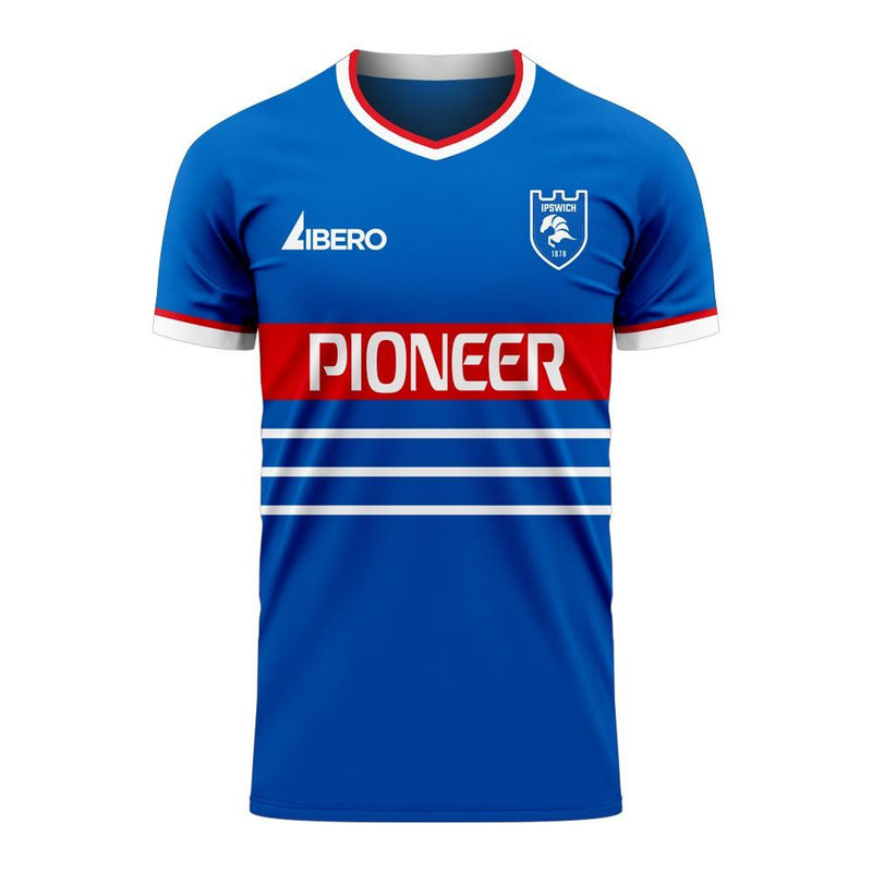 Ipswich 2020-2021 Home Concept Football Kit (Libero) - Kids (Long Sleeve)
