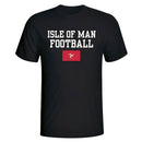 Isle of Man Football T-Shirt - Black
