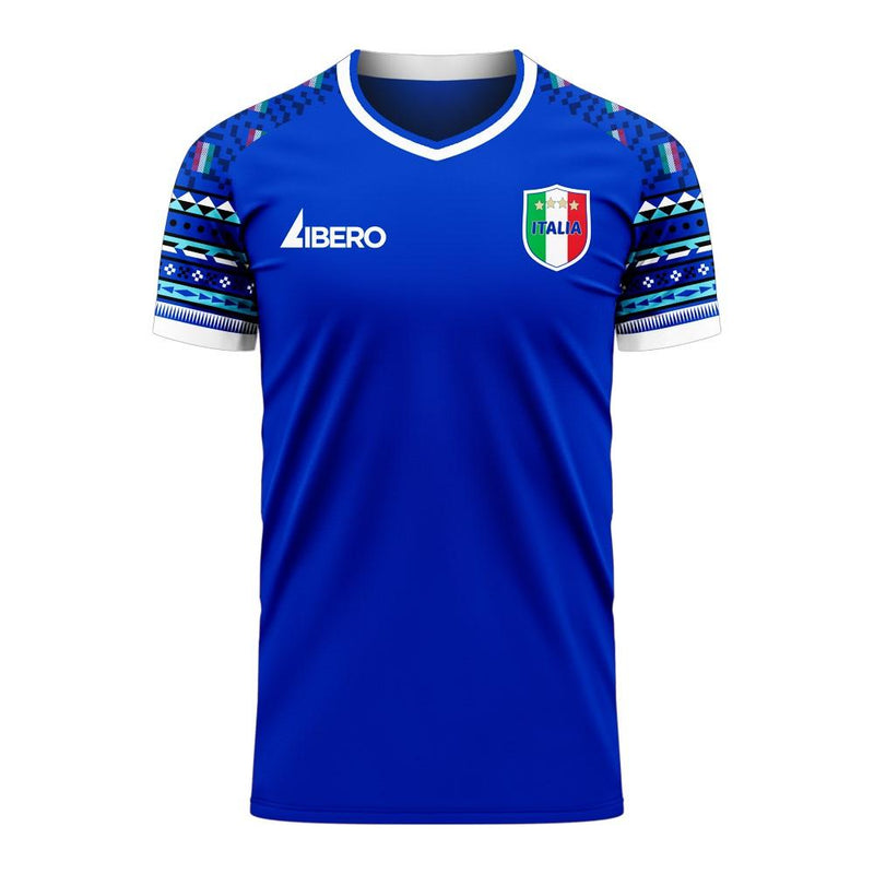 Italy 2020-2021 Home Concept Football Kit (Libero) (QUAGLIARELLA 21)