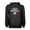 Italy Football Hoodie - Black