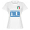 Italy Team Womens T-Shirt - White