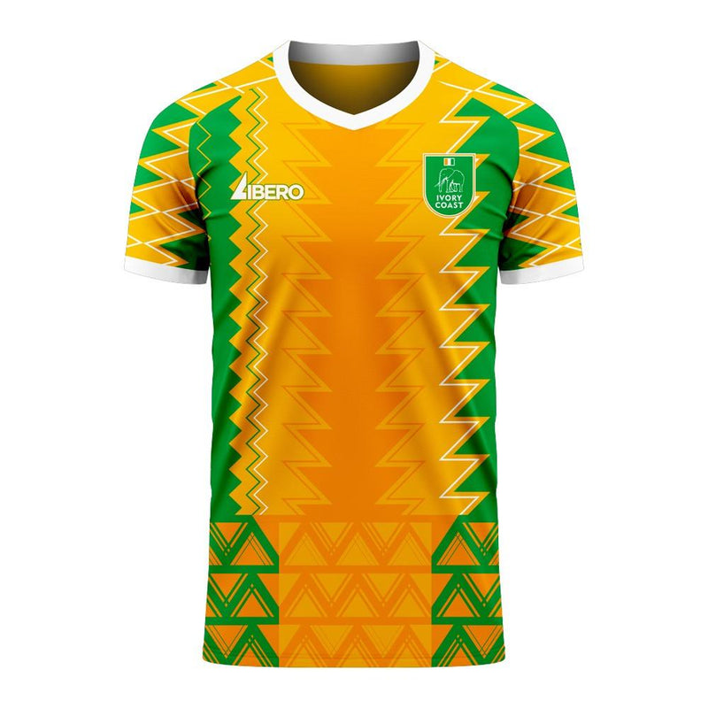 Ivory Coast 2020-2021 Home Concept Football Kit (Libero) (KESSIE 8)