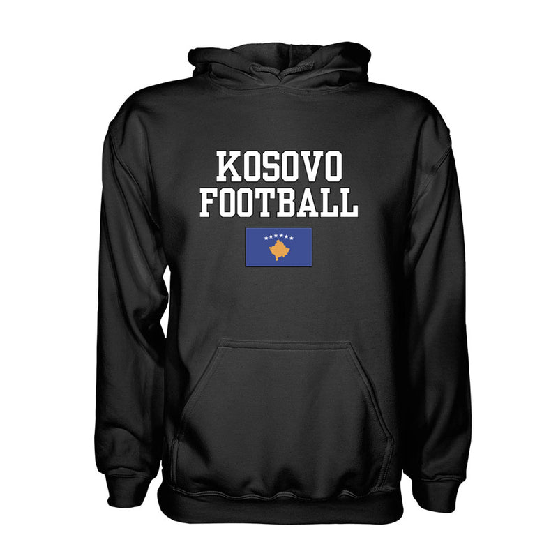 Kosovo Football Hoodie - Black