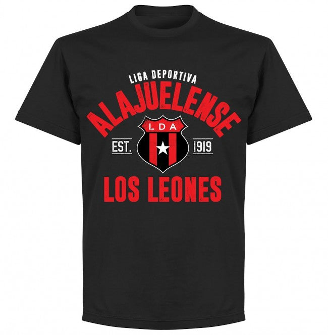 LD Alajuelense Established T-shirt - Black - Terrace Gear