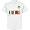 Latvia Team T-Shirt - White