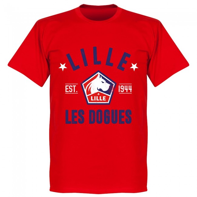 Lille Established T-Shirt - Red - Terrace Gear