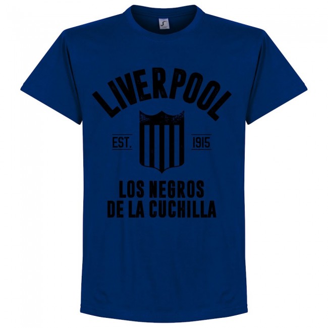 Liverpool Montevideo Established T-Shirt - Ultramarine