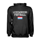 Luxembourg Football Hoodie - Black