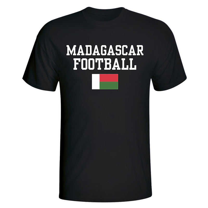 Madagascar Football T-Shirt - Black