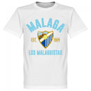 Malaga Established T-Shirt - White - Terrace Gear