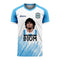 Diego Maradona D10M Concept Shirt (White) - Adult Long Sleeve