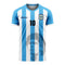 Diego Maradona Argentina Silhouette Concept Shirt - Kids
