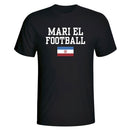 Mari El Football T-Shirt - Black