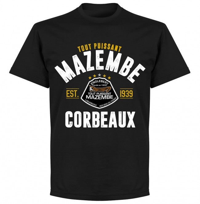 Mazembe Established T-shirt - Black - Terrace Gear
