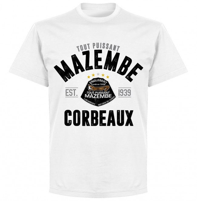 Mazembe Established T-shirt - White - Terrace Gear