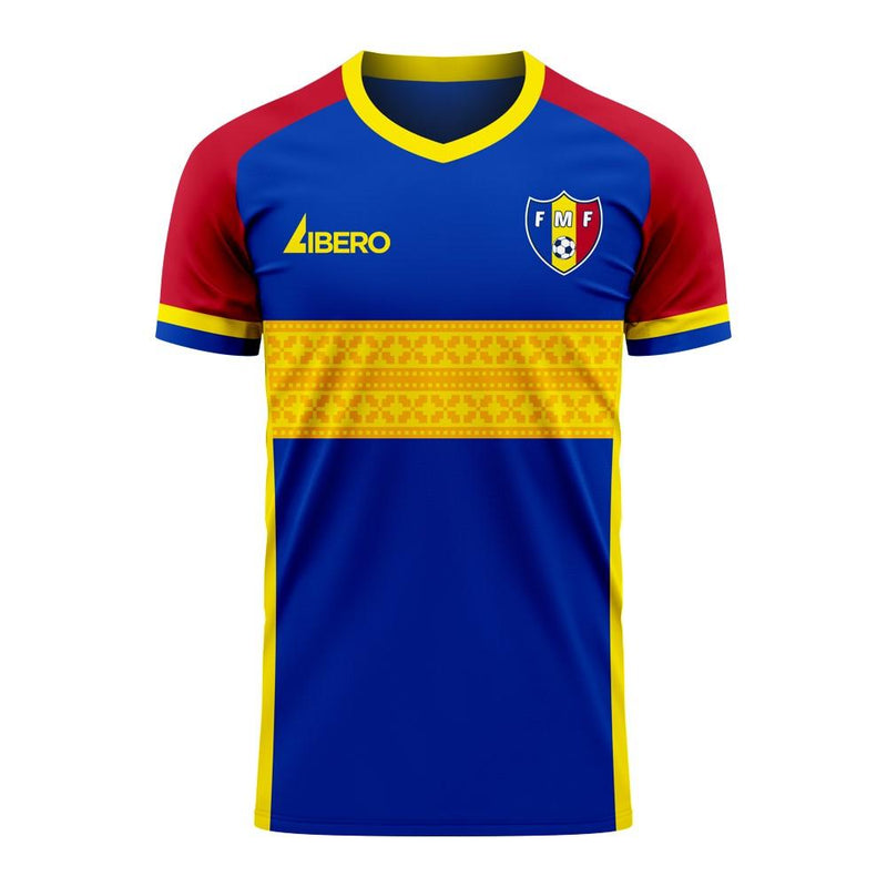 Moldova 2020-2021 Home Concept Football Kit (Libero) - Little Boys