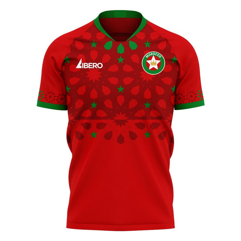 Morocco 2020-2021 Away Concept Football Kit (Libero) - Kids (Long Sleeve)