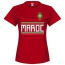 Morocco Team Womens T-Shirt - Red