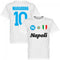 Napoli Maradona 10 KIDS Team T-Shirt - White