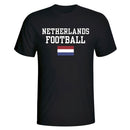 Netherlands Football T-Shirt - Black