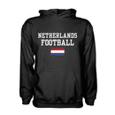Netherlands Football Hoodie - Black