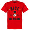 Nice Established T-Shirt - Red - Terrace Gear