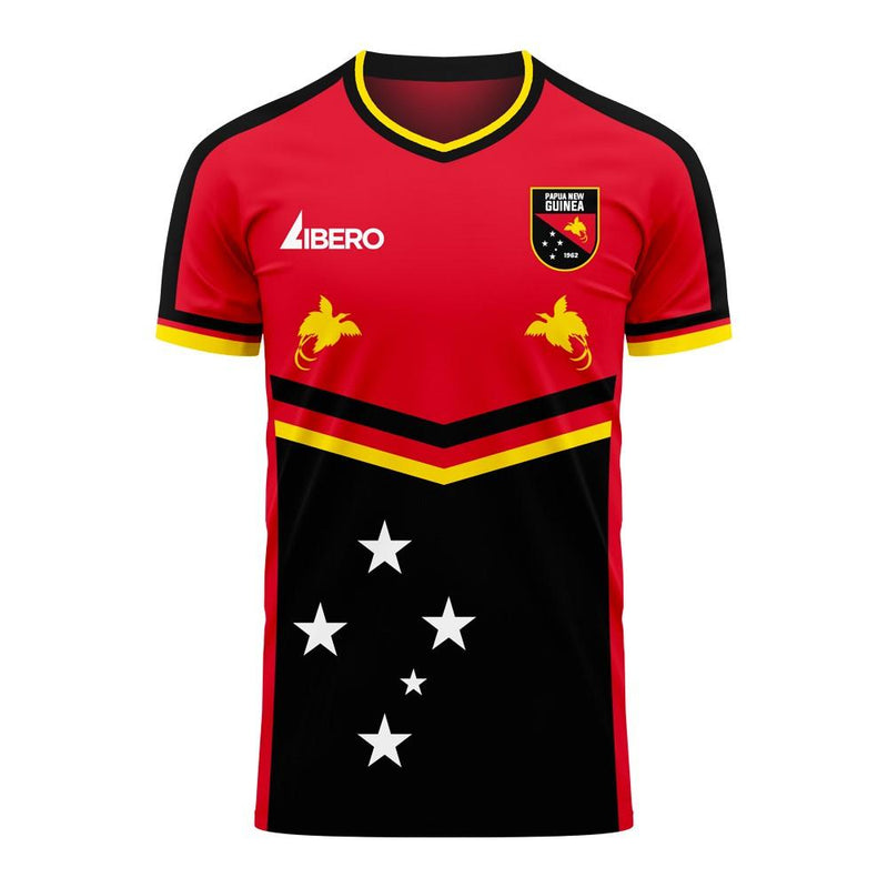 Papua New Guinea 2020-2021 Home Concept Football Kit (Libero) - Kids (Long Sleeve)