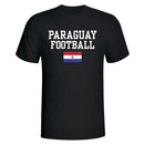 Paraguay Football T-Shirt - Black
