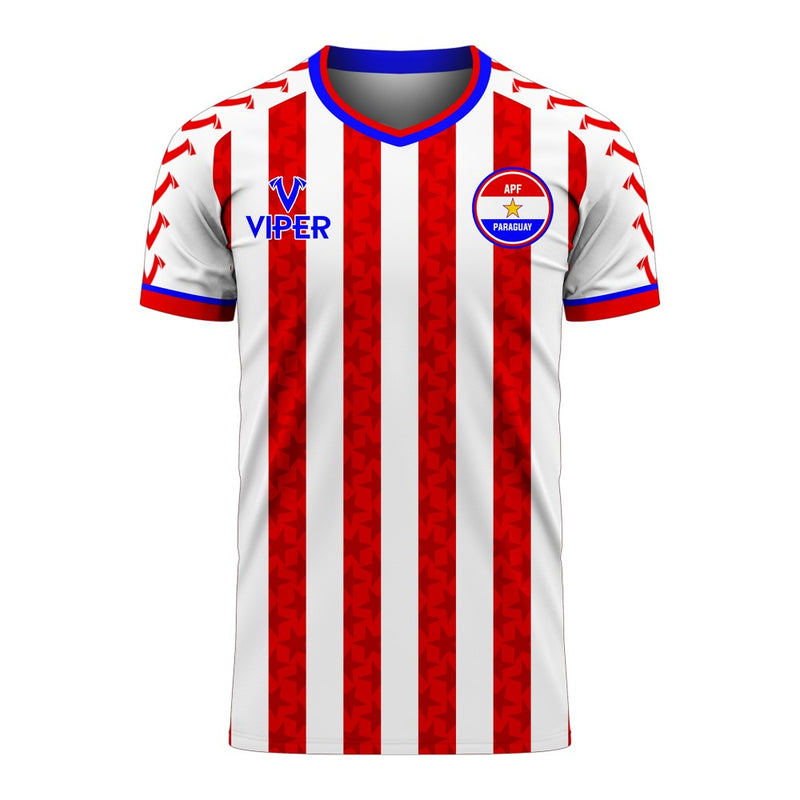 Paraguay 2022-2023 Home Concept Football Kit (Viper)