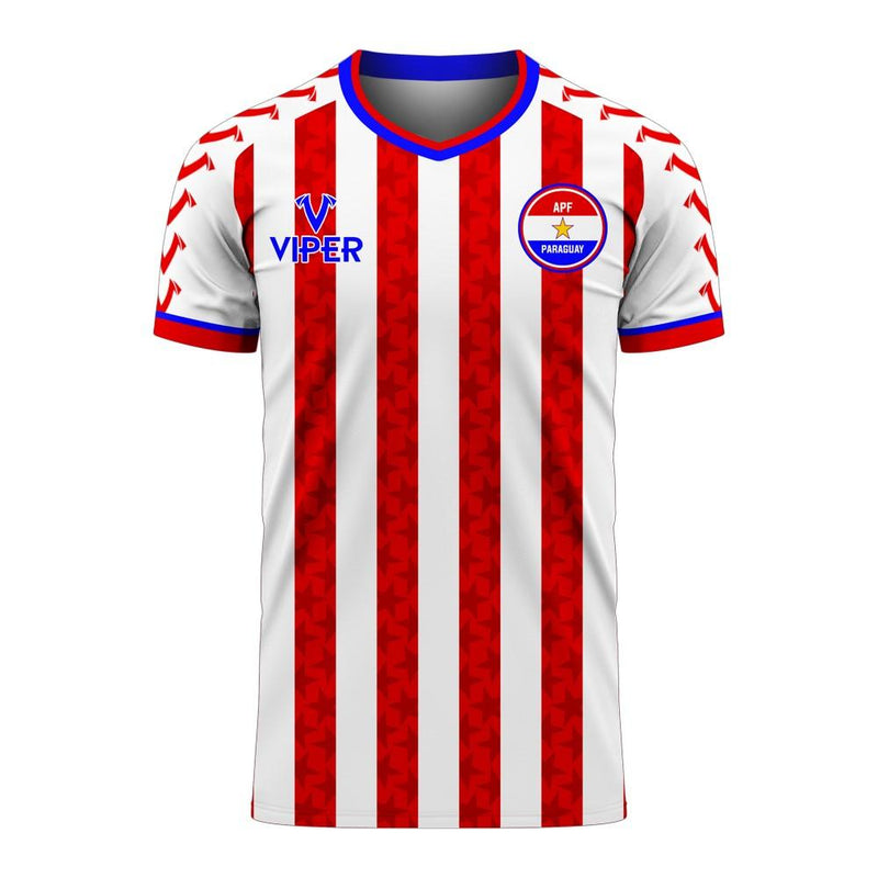 Paraguay 2020-2021 Home Concept Football Kit (Viper) - Little Boys
