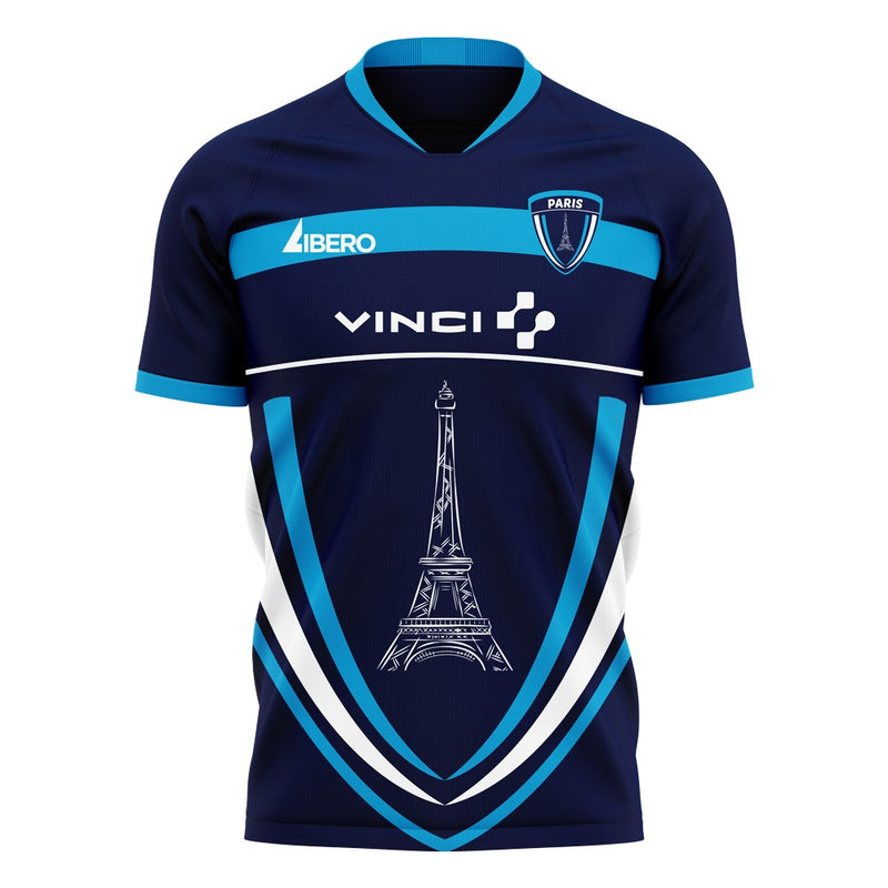 Paris FC 2020-2021 Home Concept Football Kit (Libero) - Terrace Gear
