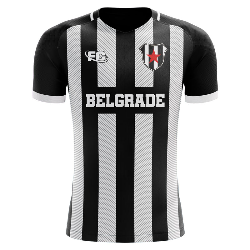 Partizan Belgrade 2020-2021 Home Concept Football Kit - Terrace Gear