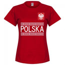 Poland Team Womens T-Shirt - Red
